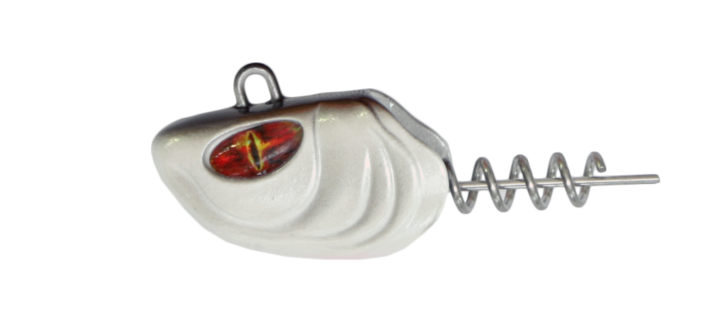 Head With Screw 40g color 01 glitter Silver For Shadow Hunter Vertical Fishing Lure