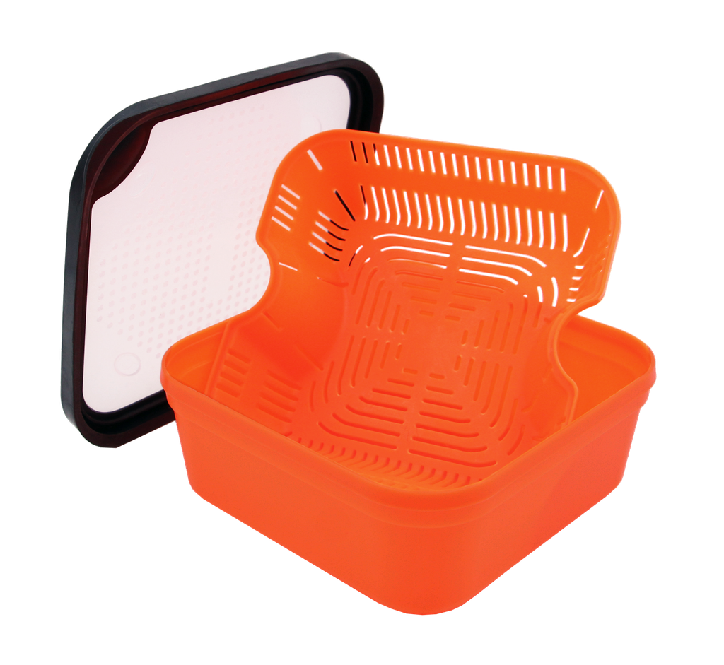 Pudełko Do Namaczania Pelletu Methodman Pellet Soaker 1,8l 16,5x16,5x6,5cm