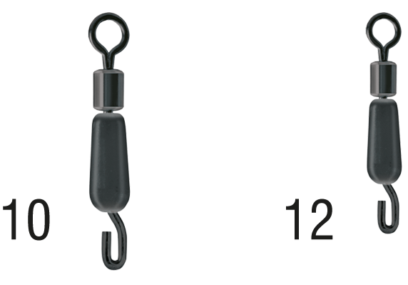 Methodman Classic Feeder Leader Swivel Connector Size 10 color BLN