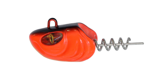 [273100205] Head With Screw 40g color 03 Hot Pumpkin For Shadow Hunter Vertical Fishing Lure
