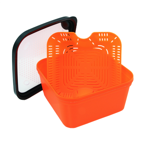[810210005] Pudełko Do Namaczania Pelletu Methodman Pellet Soaker 2,3l 16,5x16,5x8,5cm