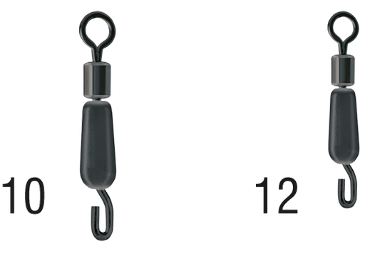 [810300130] Methodman Classic Feeder Leader Swivel Connector Size 10 color BLN